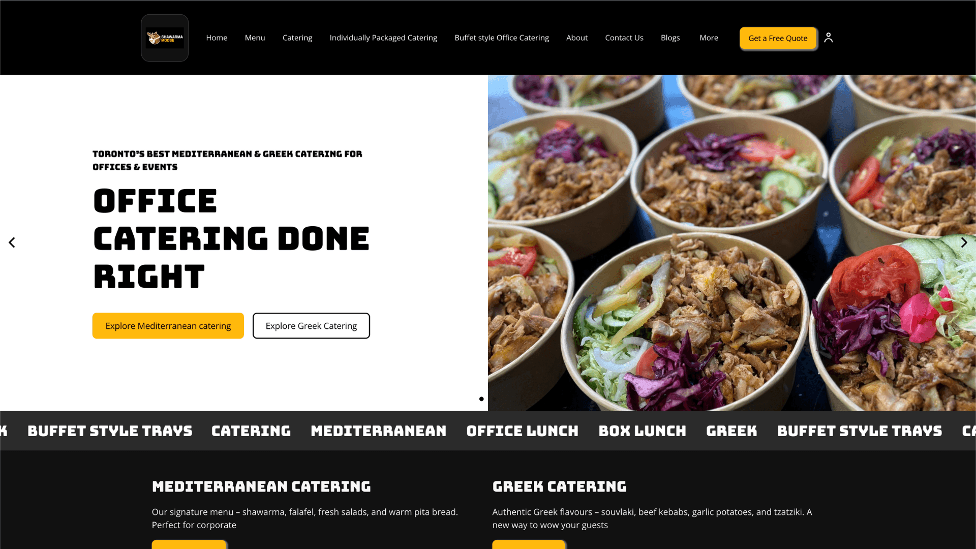 Shawarma Moose's website