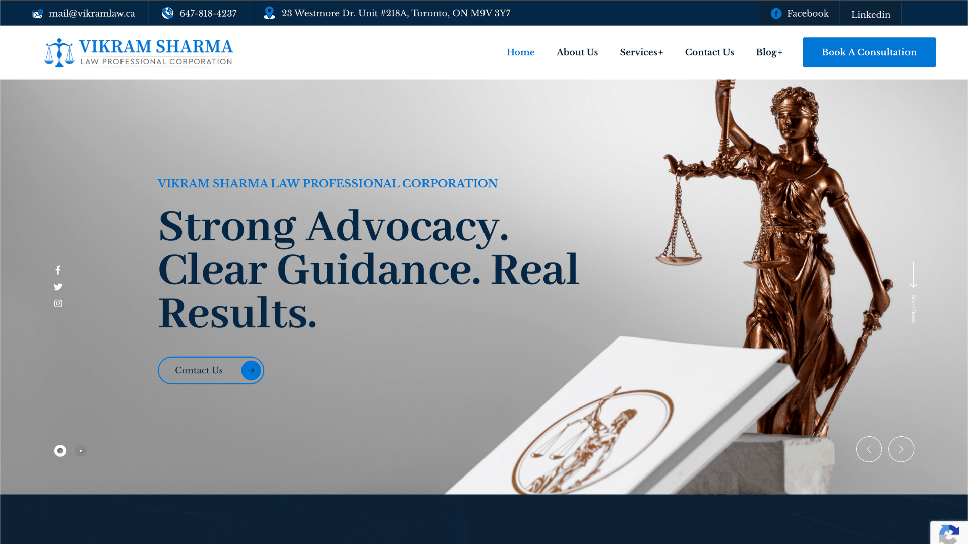 Vikram Law's website