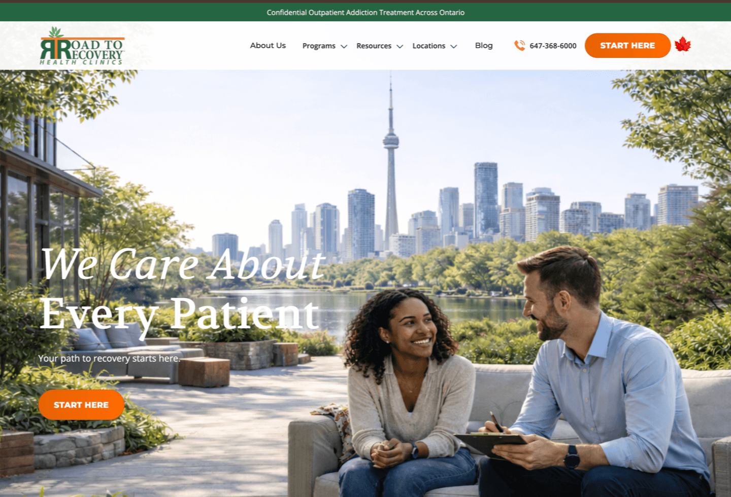 Road To Recovery’s website