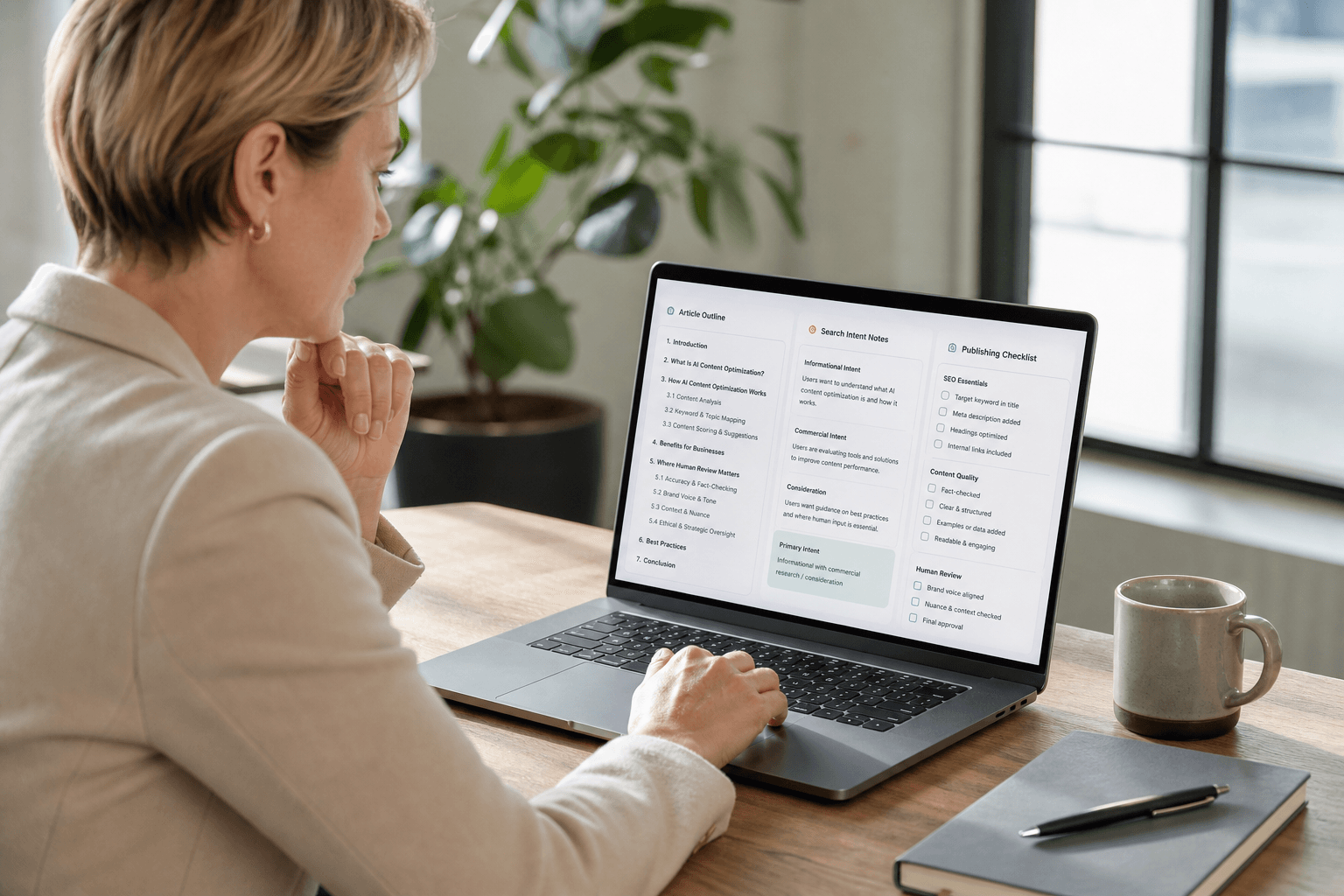 AI Content Optimization Explained: What It Does and Where Human Review Matters